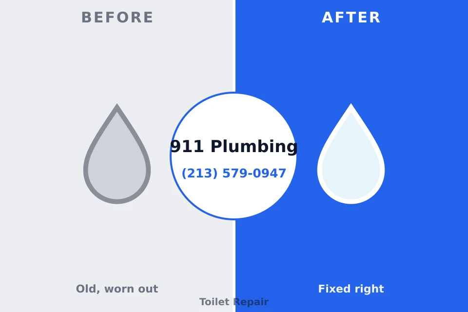 Before and after: plumbing company Oglala, SD